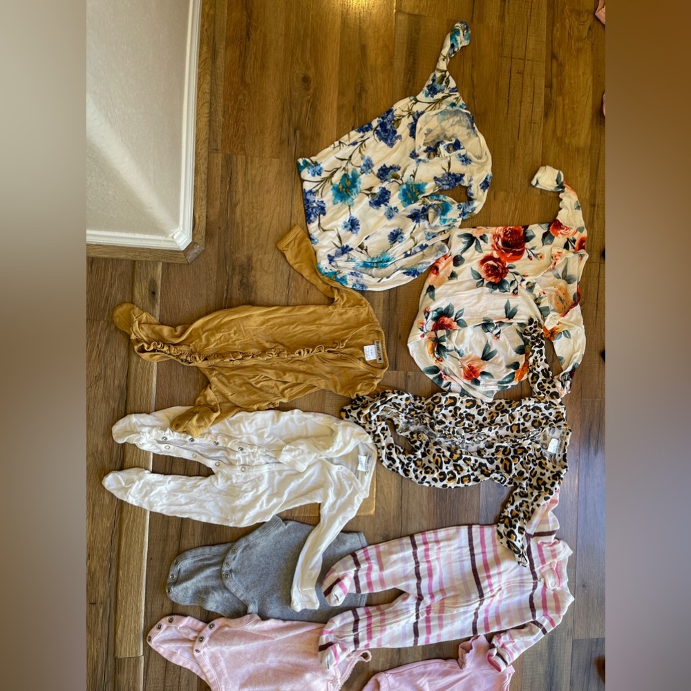 0 to 3 months, girl clothes spearmint, Lou Lou, baby gap